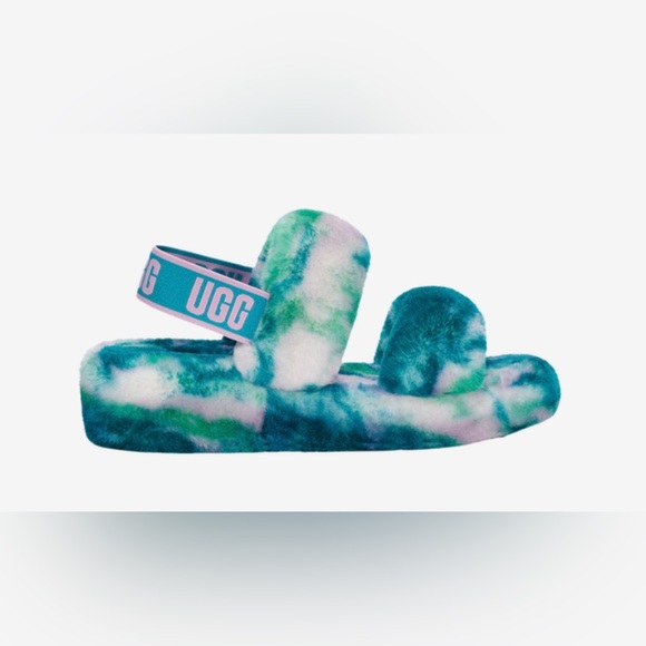 NIB Ugg Oh Yeah Marble Slides - Picture 1 of 6